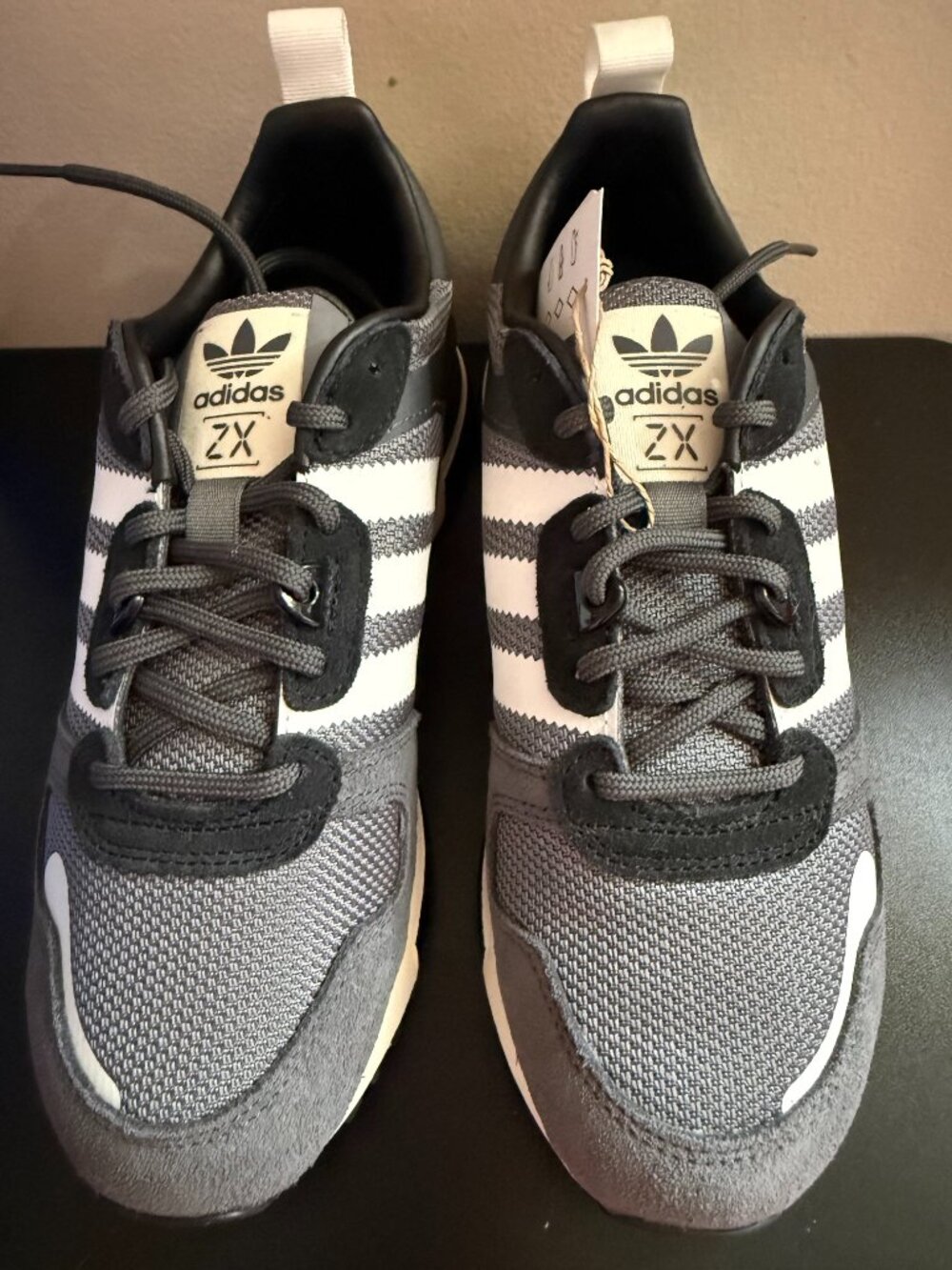 NWT Adidas ZX 700 HD Grey Off-White Retro Sneakers Men's 6 / Women's 7